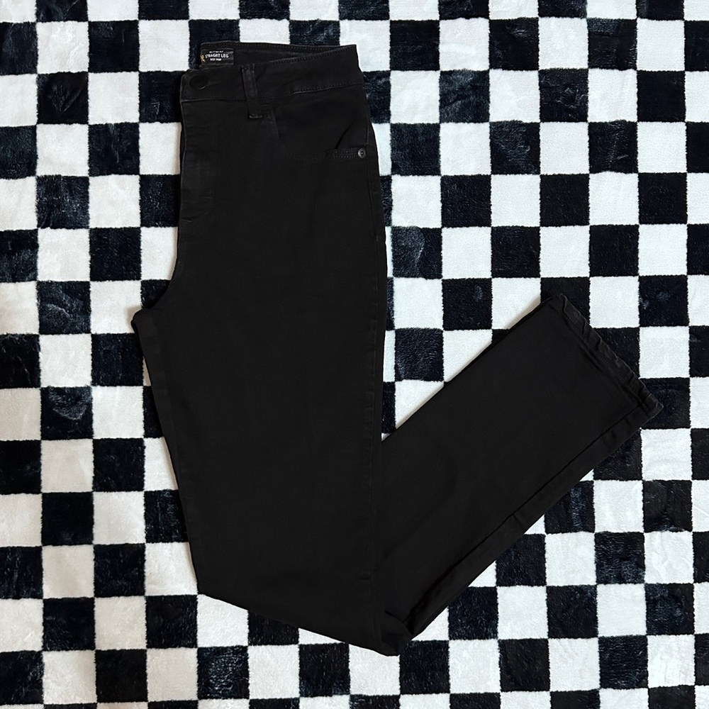 Lee Black Straight-Leg Jeans